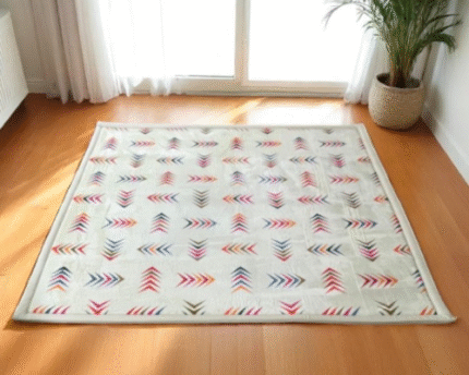 Arrows Memory Foam Sensory Djinn Rug – 200 x 200 cm