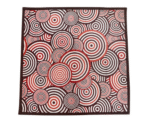Crimson Swirl Memory Foam Sensory Djinn Rug – 200 x 200 cm - Image 2