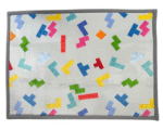 Tetris Memory Foam Sensory Djinn Rug – 200 x 150 cm - Image 2