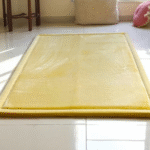 Yellow Serenity Memory Foam Sensory Djinn Rug – 100 x 150 cm